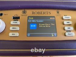 Roberts Revival iStream 3 Portable DAB/FM Retro Smart Bluetooth Radio in Purple