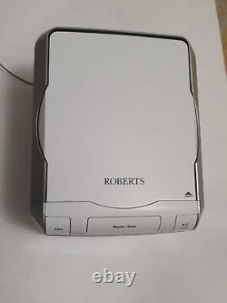 Roberts Sound 48 Alarm Clock Radio DAB DAB+ FM CD Bluetooth White