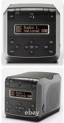 Roberts Sound 48 Dab+ Fm Bluetooth Radio CD Player Alarm Usb Aux-in Black New