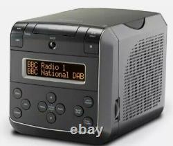 Roberts Sound 48 Dab+ Fm Bluetooth Radio CD Player Alarm Usb Aux-in Black New
