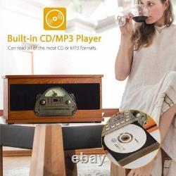 Shuman MC-263BT Retro Classic Music Turntable DAB Radio, CD/MP3 player