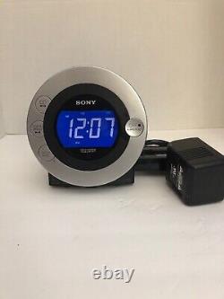 Sony Dream Machine Auto Time Set Dual alarm clock CD IPod iPhone Radio ICF-CD3iP