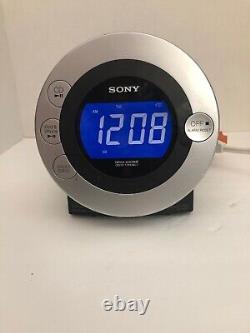 Sony Dream Machine Auto Time Set Dual alarm clock CD IPod iPhone Radio ICF-CD3iP
