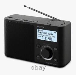 Sony XDR-S61D Portable DAB DAB+ FM Digital Radio Black