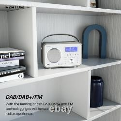 Spitalfields 2 Retro DAB/DAB+ Digital FM Portable Radio Alarm Clock Bluetoot