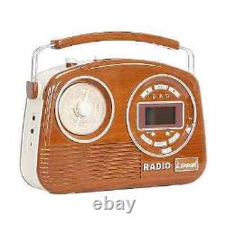 Steepletone Devon Vintage DAB/FM Radio 1960s Retro-Style Classic Portable Wood