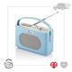 Swan Retro Dab Bluetooth Radio Portable 3w Stereo Audio Lcd Display Alarm Clock