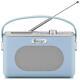 Swan Sra43010bln Retro Dab Bluetooth Radio In Blue 20 Presets