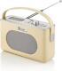 Swan Sra43010cn Retro Dab Bluetooth Radio, Cream, Used