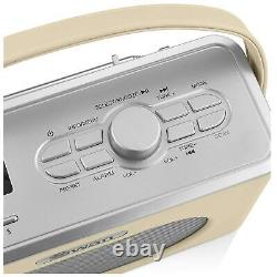 Swan SRA43010CN Retro DAB Bluetooth Radio in Cream 20 Presets