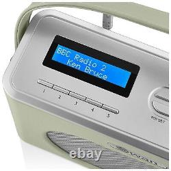 Swan SRA43010GN Retro DAB Bluetooth Radio in Green 20 Presets