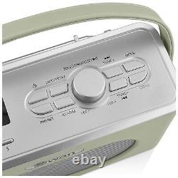 Swan SRA43010GN Retro DAB Bluetooth Radio in Green 20 Presets