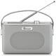 Swan Sra43010grn Retro Dab Bluetooth Radio In Grey 20 Presets