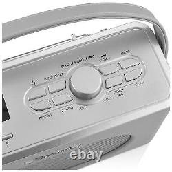 Swan SRA43010GRN Retro DAB Bluetooth Radio in Grey 20 Presets