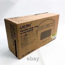 UEME Retro Digital Radio with Bluetooth, DAB+DAB FM Radio, Alarm Clock Radio, and