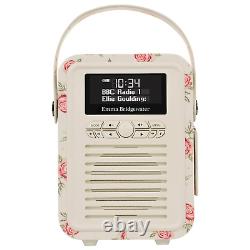 VQ Retro Mini DAB/FM Bluetooth Digital Radio, Emma Bridgewater Rose & Bee