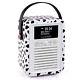 Vq Retro Mini Dab+ Fm Radio With Bluetooth Speaker Lulu Guinness Black Lip