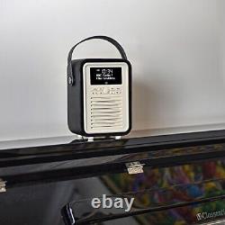 VQ Retro Mini DAB Radio with Bluetooth, Radio Alarm Clock with FM supp