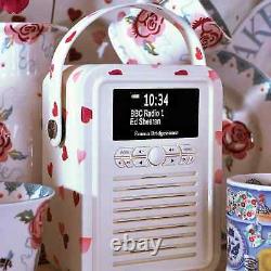VQ Retro Mini DAB Radio with Bluetooth, Radio Alarm Clock with FM supportabilit