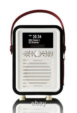 VQ Retro Mini Digital-Radio Doll Face DAB+ Fm Bluetooth Alarm Function Clock