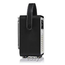 VQ Retro Mini Portable DAB Radio with Bluetooth in Black