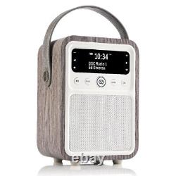 View Quest Monty DAB+ Digital AM/FM Radio/Bluetooth/Wireless Speaker Limed Oak