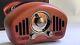 Vintage Style Radio Retro Bluetooth Speaker Cherry Wood Am Fm Bt Radio
