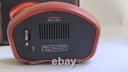 Vintage Style Radio Retro Bluetooth Speaker Cherry Wood AM FM BT Radio