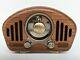 Vintage Style Radio Retro Bluetooth Speaker Walnut Wooden Am Fm Bt Radio