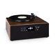 Vinyl Record Player With Speakers Turntable Bluetooth Dab+ Usb Mp3 Radio Brown