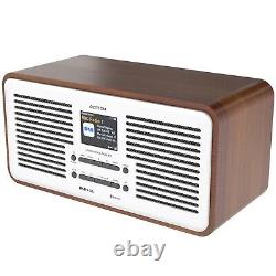 Azatom Dab Radio Speaker Digital Fm Bluetooth Stereo Haut-parleur Réveil Duplex