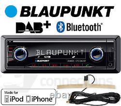 Blaupunkt Skagen 370 Dab Bt Bluetooth Numérique Rétro En Voiture Radio Stéréo Iphone