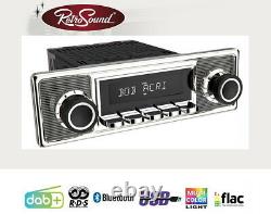 Bmw 501 502 507 700 Becker Vintage Voiture Radio Usb Bluetooth Retro Look Design