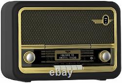 Bush Classic Super Retro Bluetooth Dab Radio Brown