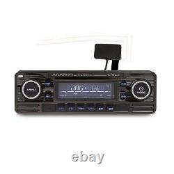 Caliber Retro CD Car Stereo Black Dab Radio Bluetooth Sd Usb Aux Rcd120dab-bt/b