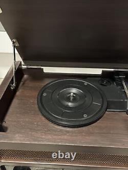 Combinaison lecteur CD / vinyle rétro Nashville avec enceintes, Bluetooth, DAB+ et conversion vinyle vers MP3