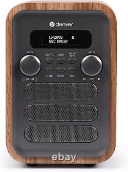 Denver DAB-48 Radio Bluetooth DAB avec télécommande Radio numérique DAB/DAB+ M