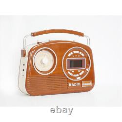 Devon Radio portable rétro DAB en bois neuf et scellé