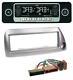 Dietz Usb Dab Mp3 Bluetooth Autoradio Für Ford Ka Bis 2008 Silber-métallique