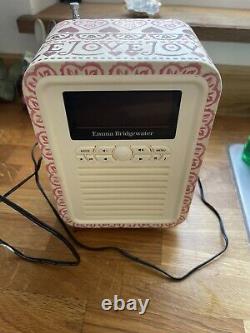Emma Bridgewater Retro Mini Dab/fm Radio & Bluetooth Speaker Sampler Love Pink