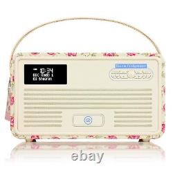 Emma Bridgewater Rose & Bee Retro Mkii Bluetooth Radio