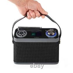 Enceinte portable sans fil avec réveil et radio rétro DAB/DAB+ numérique et FM