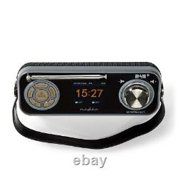 Enceinte portable sans fil avec réveil et radio rétro DAB/DAB+ numérique et FM