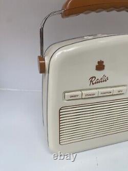 GPO Rydell Radio de musique portable FM DAB rétro avec cadran rétro F16