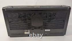 Gpo Brooklyn Portable 1980s Retro Music System Boombox Black Rrp 249.00 Lot H856