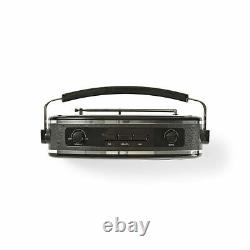 Konig Radio de table rétro design années 50-60 avec cadran rond noir