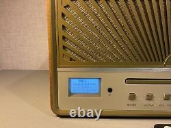 Lecteur CD Radio DAB Bluetooth USB FM Stéréo Numérique Radio CD Vintage Télécommande