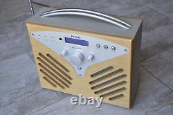 PURE DRX-601EX Radio numérique DAB Rare Style rétro collectionnable en bois d'érable en très bon état.