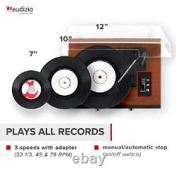 Platine vinyle rétro avec Bluetooth, DAB+, radio FM et haut-parleurs stéréo - Tulsa