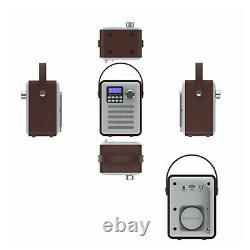 Portable Dab + Lecteur Mp3 De Radio Fm Rétro Stéréo Bluetooth Rechargeable